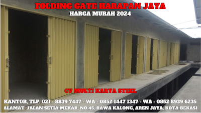 GAMBAR, FOLDING GATE, HARAPAN JAYA, HARGA, FOLDING GATE, PER METER, TERBARU, 2024