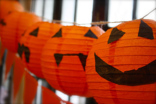 paper jack o lanterns