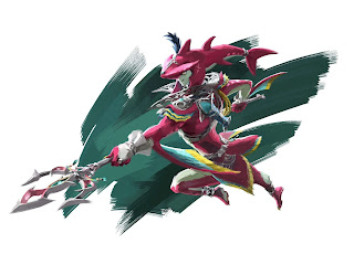 artwork of Sidon fighting with the Lightscale Trident