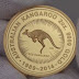 Australian Kangaroo 2014 2oz Gold Proof High Relief Coin