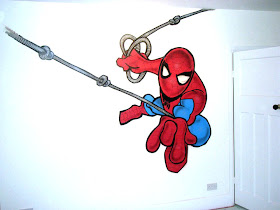Spiderman Graffiti Design For Kids