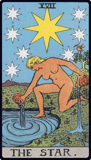 XVII - The Star - Tarot Card from the Rider-Waite Deck