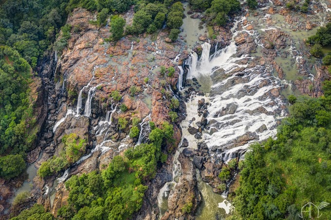 Bharachukki waterfalls - part of Shivanasamudra waterfalls in Karnataka, India