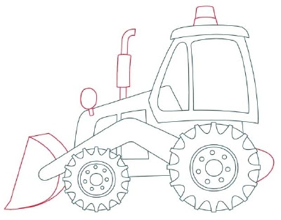 How to Draw Backhoes in 11 Steps