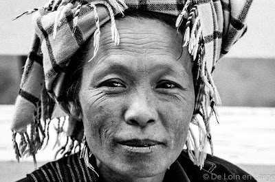 Femme Pa-O - Nampan market - Lac Inle