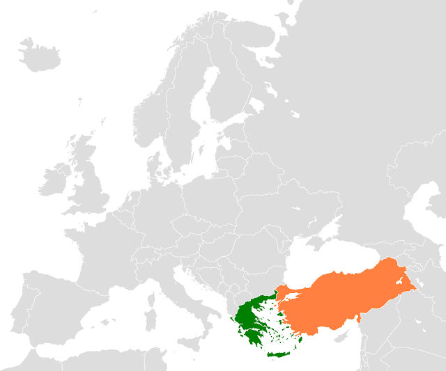 Greece–Turkey relations Map