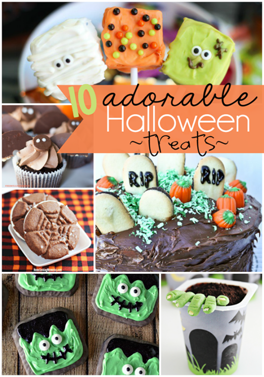 10 Adorable Halloween Treats at GingerSnapCrafts.com #halloween #treats_thumb