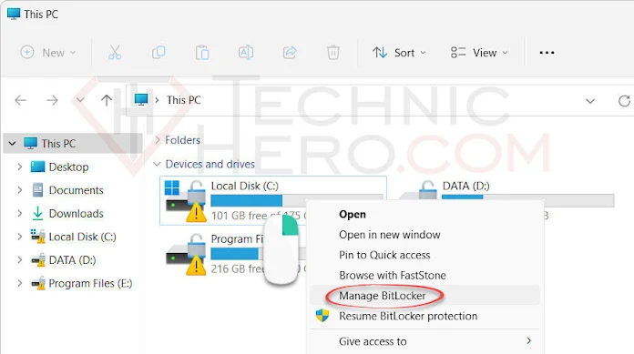 Manage BitLocker