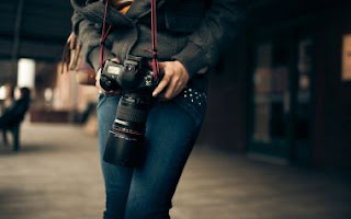 Mujer fotógrafa