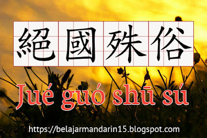 Idiom Mandarin 成語 ( Chéngyǔ ) :絕國殊俗 ( Jué guó shū sú )