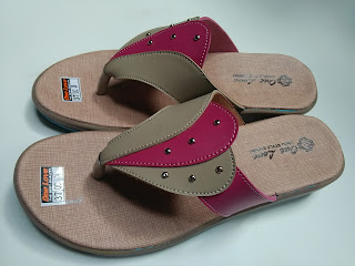 Grosir sandal cewek HS japit Kipas a sandal kulit sintetis 100% Original / Asli Tasik