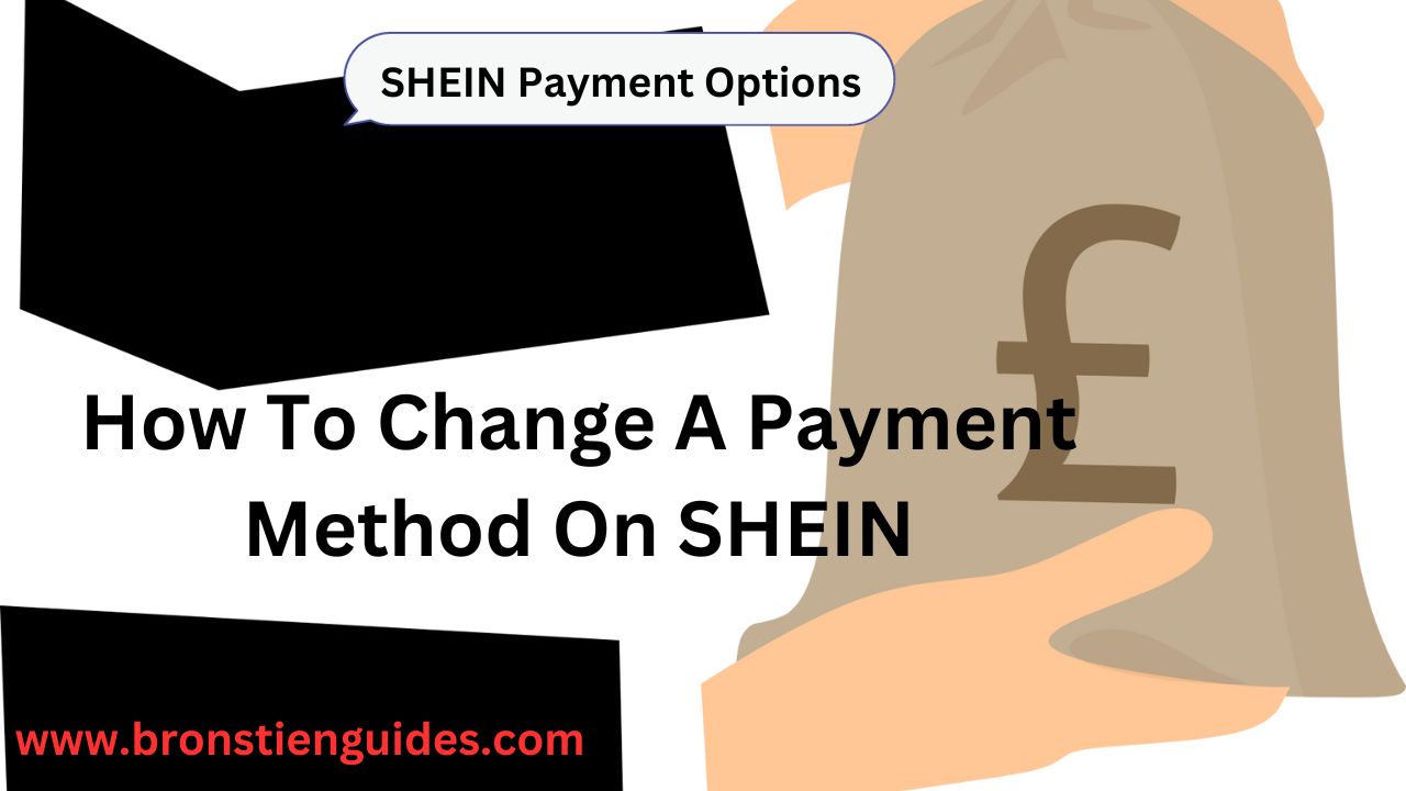 how to change a payment method on shein