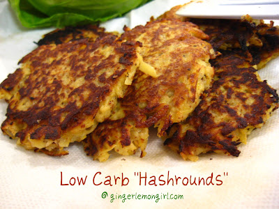 Low Carb "Hashrounds" (Gluten Free, Casein Free)