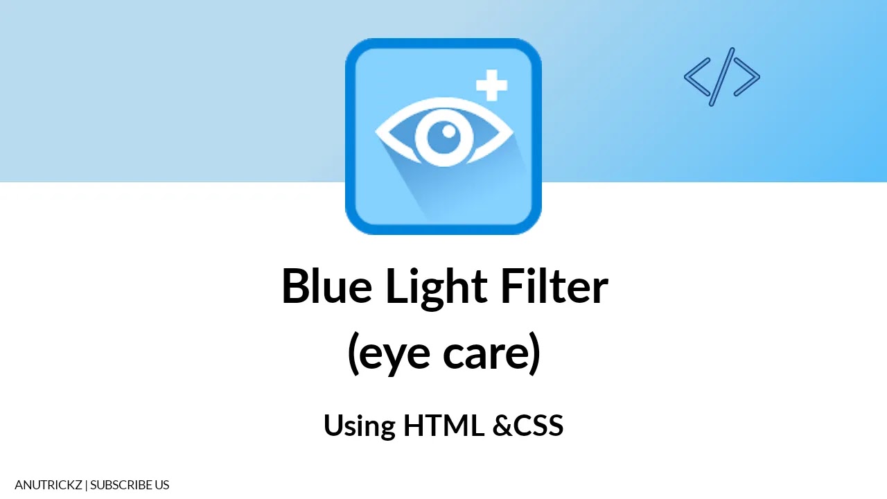 How to add a Blue Light Filter feature on your site