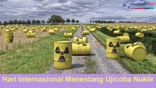 hari internasional menentang ujicoba nuklir sedunia