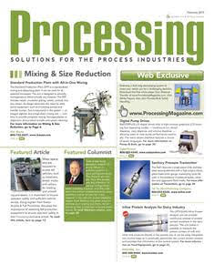 Processing. Solutions for the process industries - February 2010 | ISSN 2641-6581 | TRUE PDF | Mensile | Professionisti | Meccanica | Tecnologia | Industria | Progettazione
Processing serves professionals across the process industries.