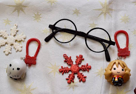 Harry Potter Gifts - Glasses and Hermione and Hedwig backpack buddies