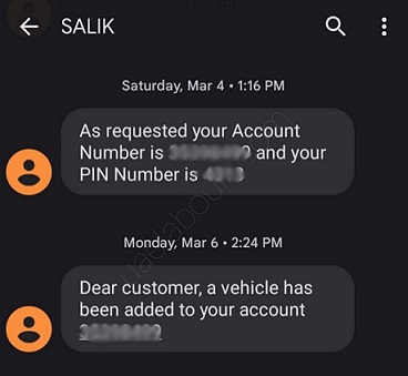 how to activate salik tag