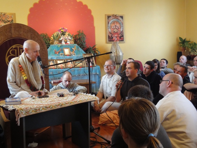 Sankarshan Das Sharing the Bliss of Krishna Consciousness