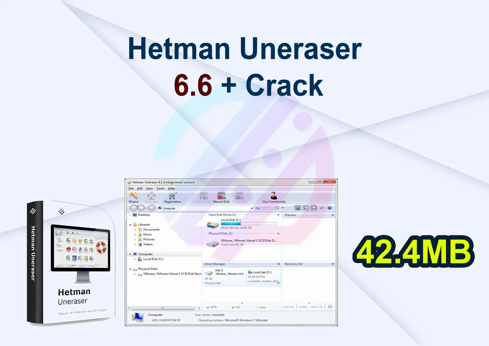 Hetman Uneraser 6.6 + Crack