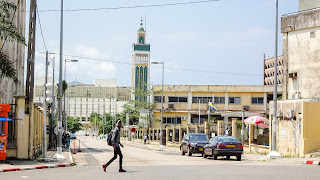 Friendly muslims live friendly together with catholics in Gabon