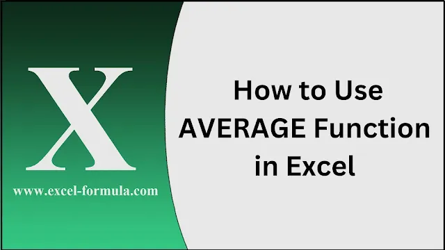 how-to-use-excels-average-function-in-excel