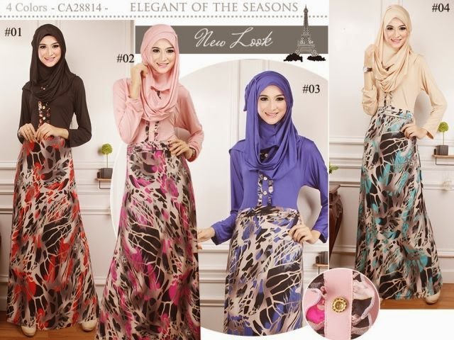 Model gamis  hana  hijab elegant terbaru 2019 2019