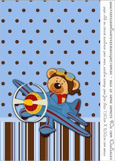 Pilot Bear: Free Printable Candy Buffet Labels. 