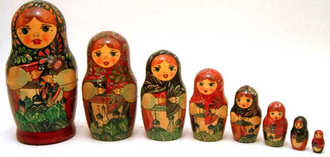 Matryoshka from photo useful gifts for parents