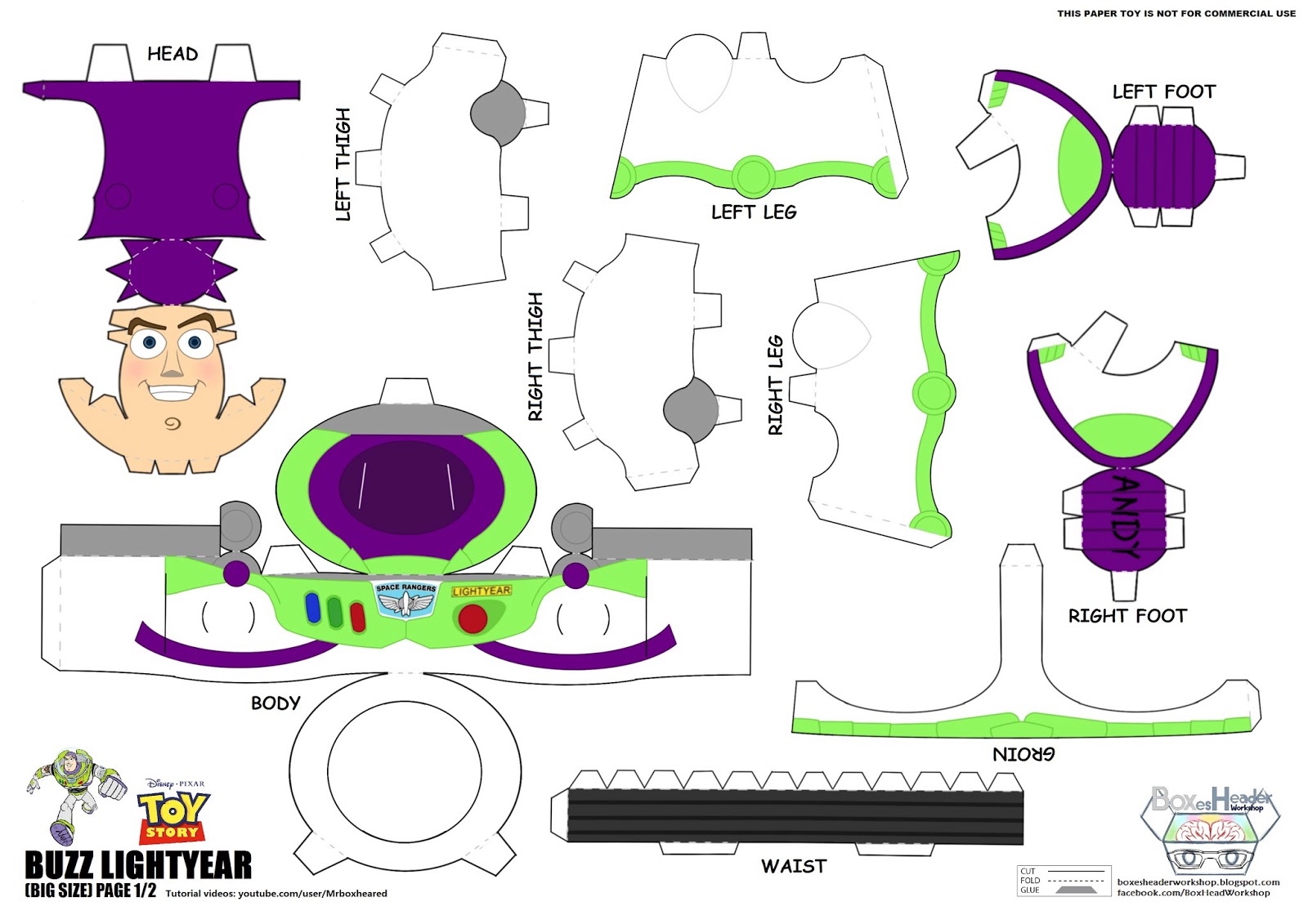 Boxes-Header Workshop: Buz...Buz..Buzz Lightyear to the ...