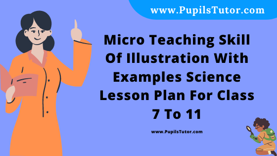 Free Download PDF Of Micro Teaching Skill Of Illustration With Examples Science Lesson Plan For Class 7 To 11 On Kinetic And Potential Energy Topic For B.Ed 1st 2nd Year/Sem, DELED, BTC, M.Ed In English. - www.pupilstutor.com