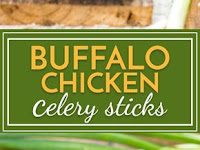 Buffalo Chicken Celery Sticks