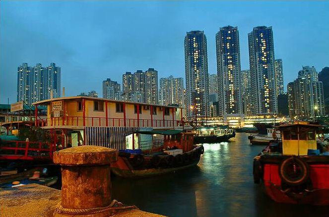 Hong Kong City China Beautiful Skyline Photos