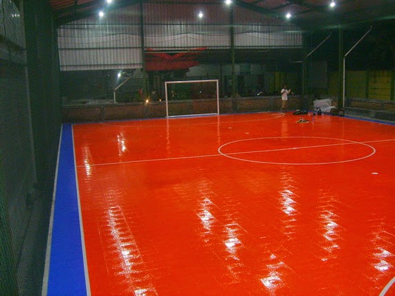 Pemasangan Interlock Futsal