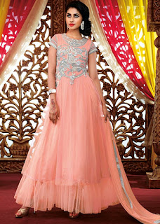 Traditional Indian Party Wear Dresses 2016 In Pink Color