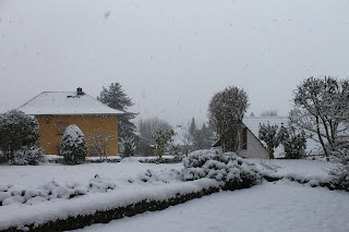 Snow in Zwingenberg