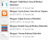 Blogger Resimli Rastgele Yazılar