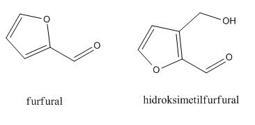 furfural hydroxymethylfurfural formulae structure