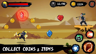 Download Game Ninja Runner Adventure APK v1.0 update terbaru 2016 MOD