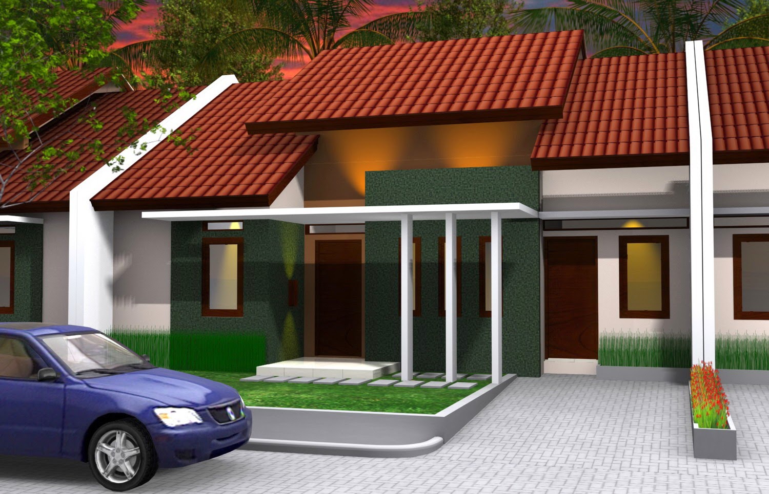 Desain Rumah Minimalis Type 70 1 lantai Terbaru 2015 