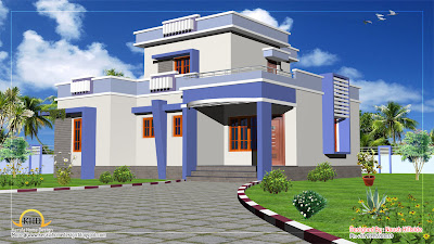 Duplex House Elevation - 185 Sq M (1986 Sq. Ft) - January 2012