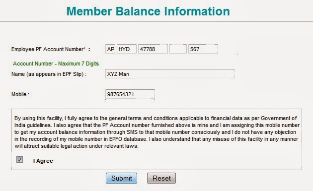 Employee PF Account Number