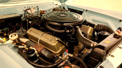 1956 Continental Mark II Luxury Coupe Engine 01