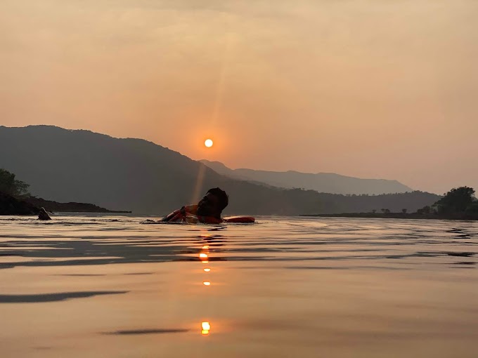 Sunset at Bamnoli Satara