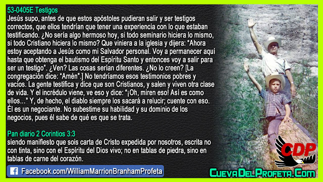 Testimonios pobres y vacíos - William Branham en Español