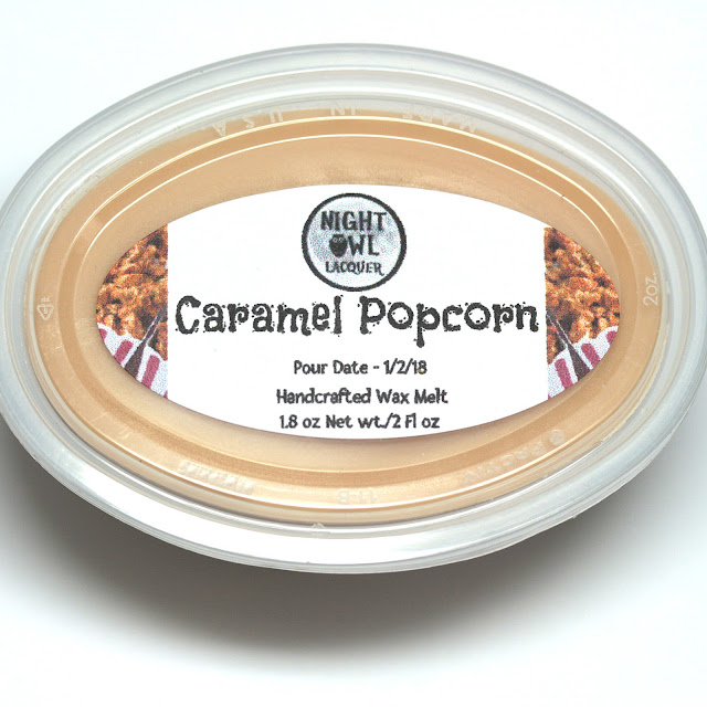 Night Owl Lacquer Caramel Popcorn Wax Melt