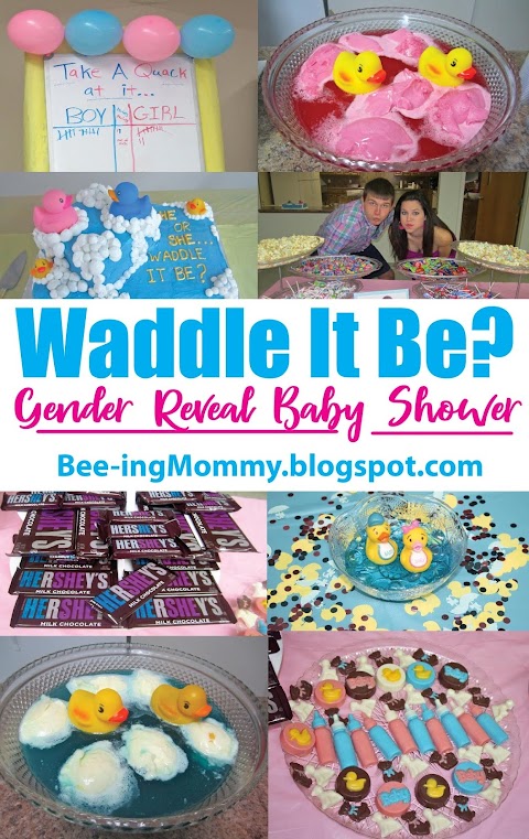 Gender Reveal Duck Baby Shower: Waddle It Be?