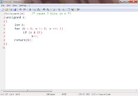 screenshot of Notepad2 programmer's text editor