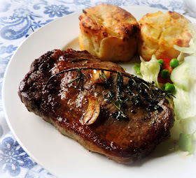 Butter, Herb & Garlic  Basted Steaks