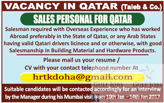Qatar Taleb & Co Job Opportunities
